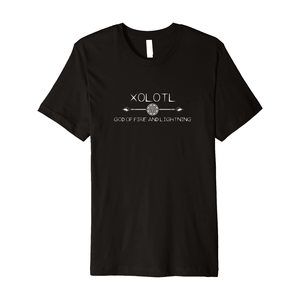 Aztec God of Fire and Lightning - Xolotl Premium T-Shirt